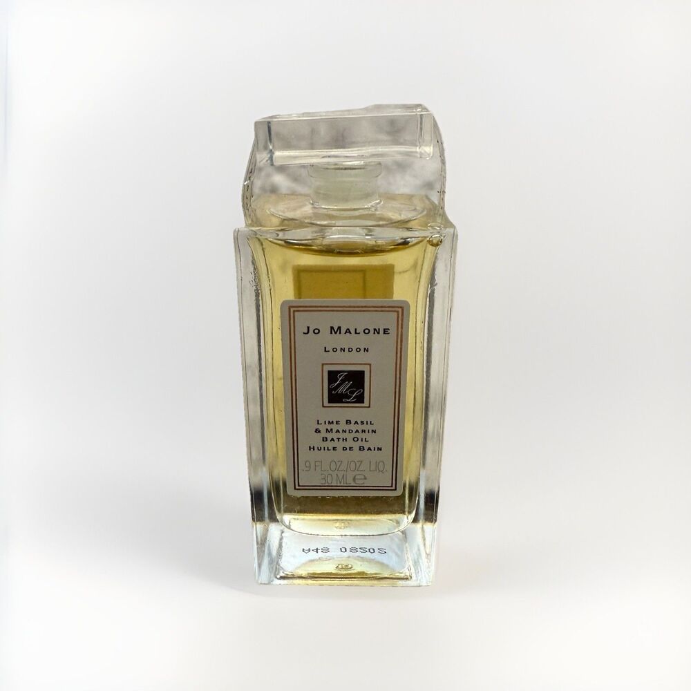 JO MALONE LONDON Lime Basil & Mandarin Bath Oil 30ml .9 FL. OZ. Glass Bottle New